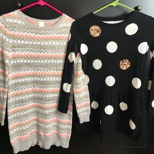 2 girls sweater dresses